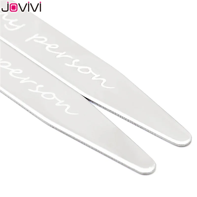 Jovivi 8 шт. деловые рубашки из нержавеющей стали платье с воротником остается