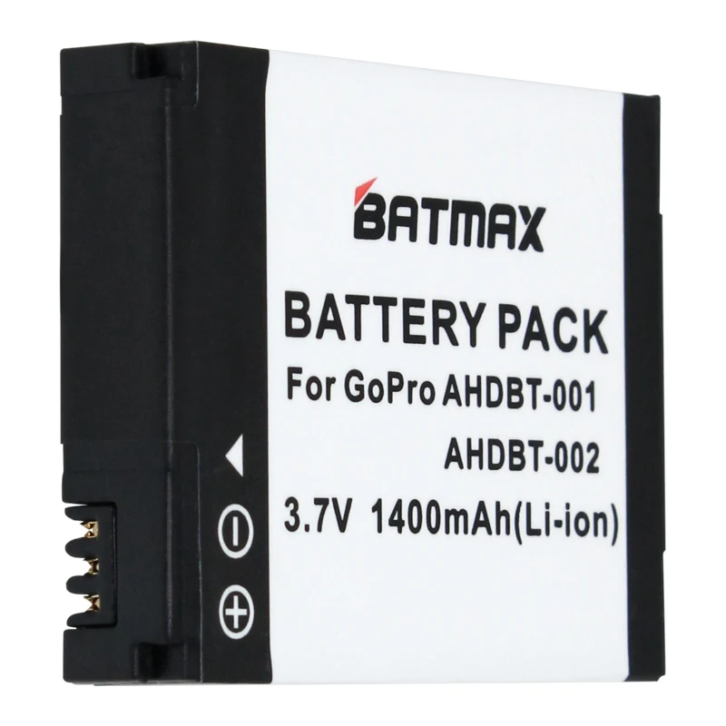 Аккумулятор AHDBT 001 002 высокой емкости для GoPro Go Pro HD Hero 1 2 Hero1 Hero2 спорта на мотоцикле