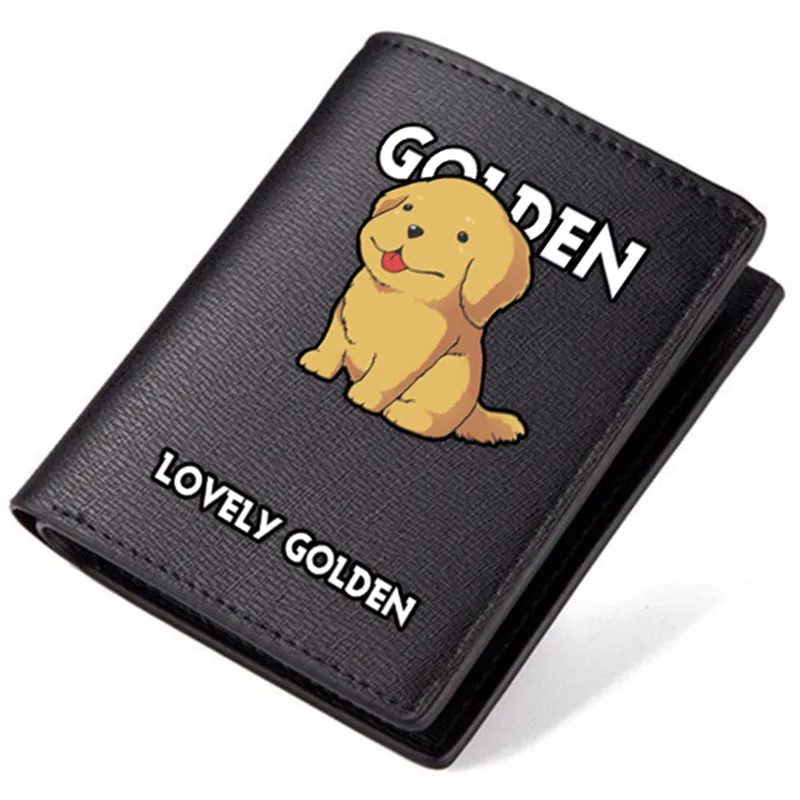 Высококачественный короткий кошелек из искусственной кожи Kawaii Doge, Женский Длинный кошелек, самоед Хаски корги, бульдог, мультипликационный держатель для карт, сумки для денег - Цвет: short 3