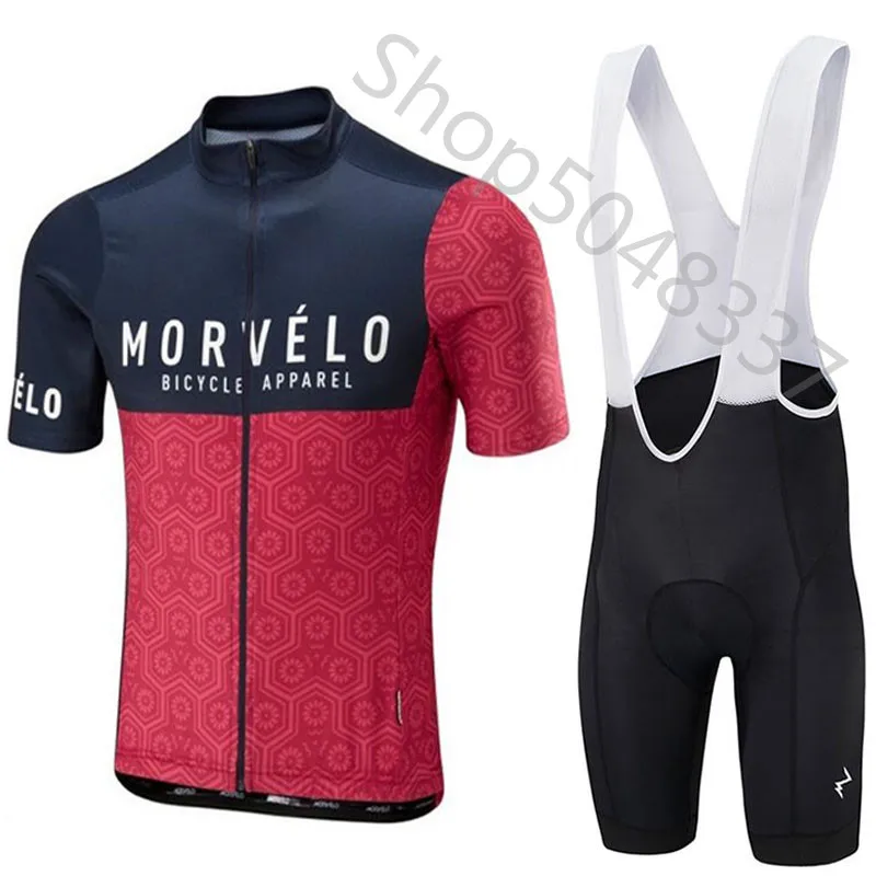 Morvelo мужские велосипедные Джерси с коротким рукавом 2019 Pro одежда для