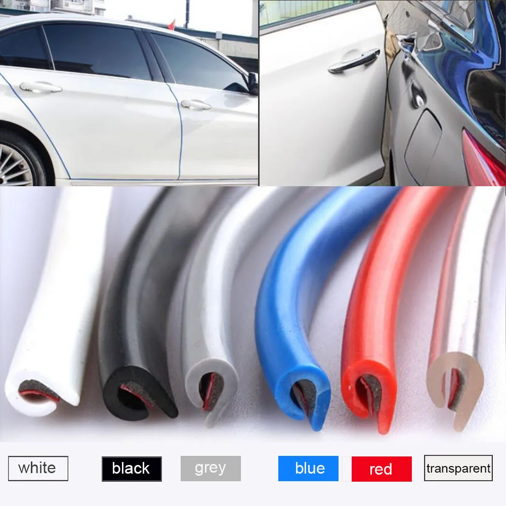 5 м Автомобильная уплотнительная лента для края двери защита от царапин