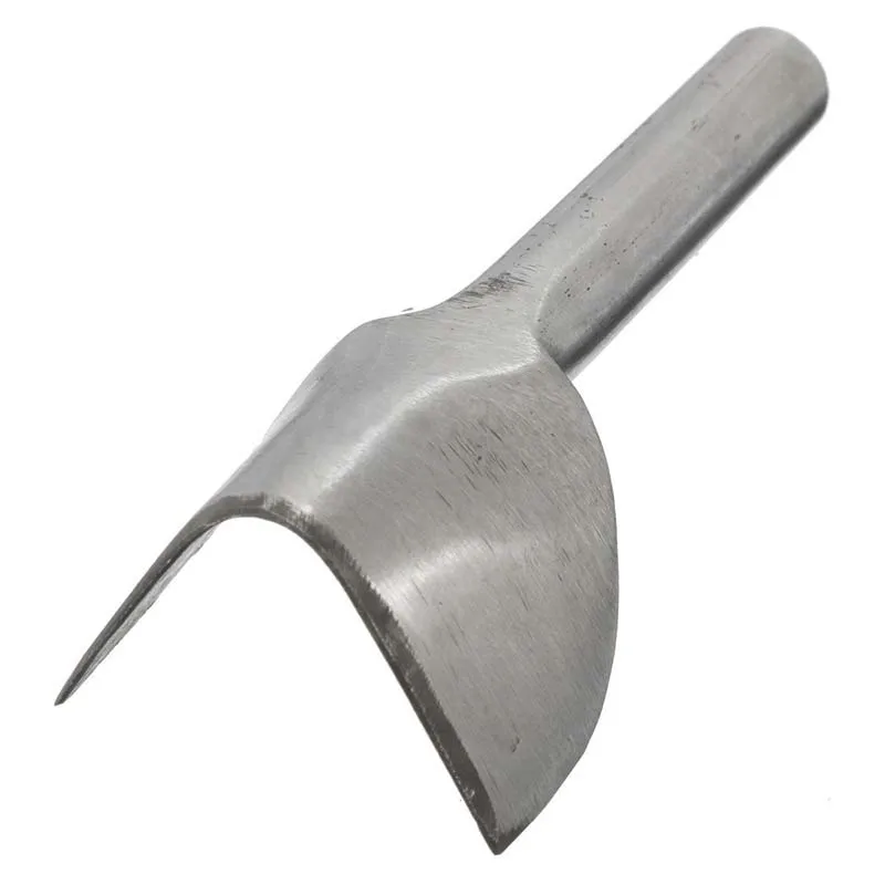 Новый серебристый 40 мм простой в использовании кожаный резак v-образной формы