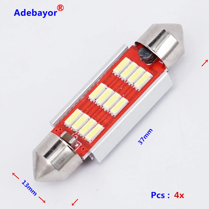 10X купольная гирлянда 36 мм светильник почки C5W супер яркие 4014 12smd автомобильные