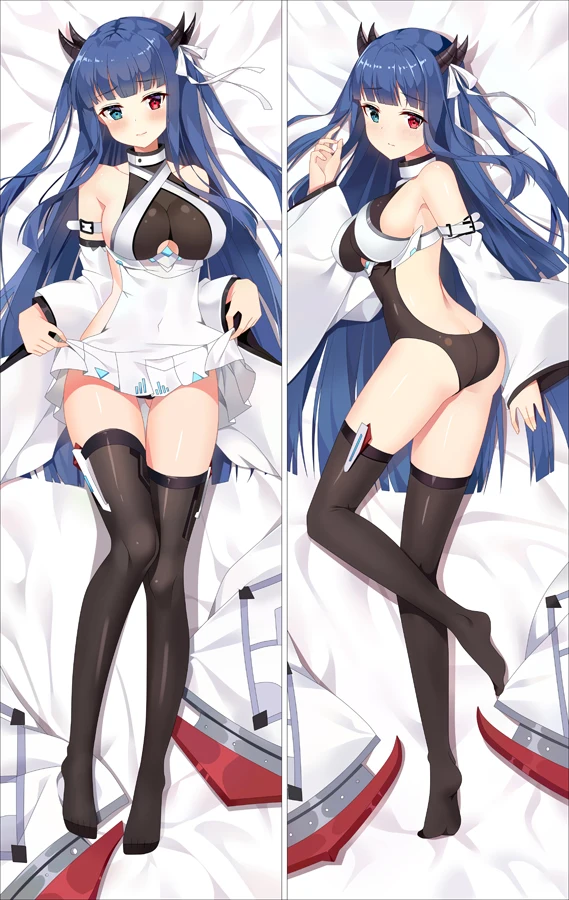 MMF Dec. 2018 bilan hangxian sexy Laffey Fuso &amp Hood Azur Lane Javelin HMS Unicorn Belfast наволочка для подушки Dakimakura |