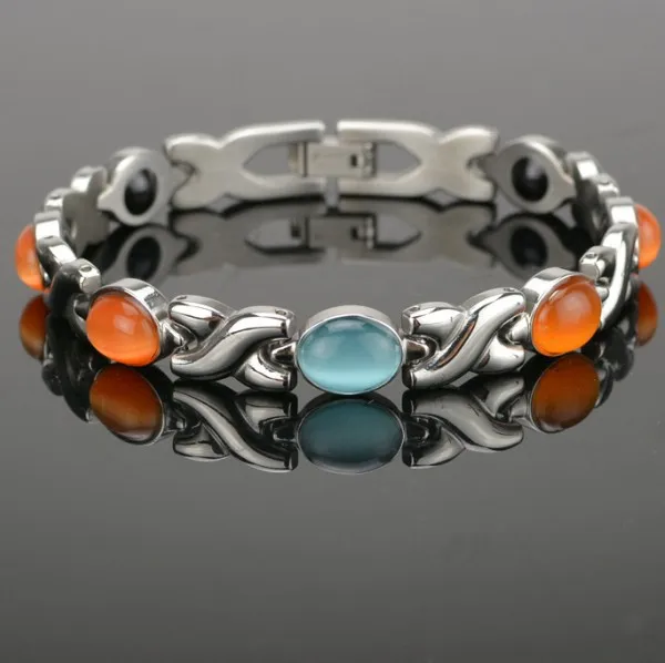 Free shipping health magnetic opal love bracelet s353 | Украшения и аксессуары