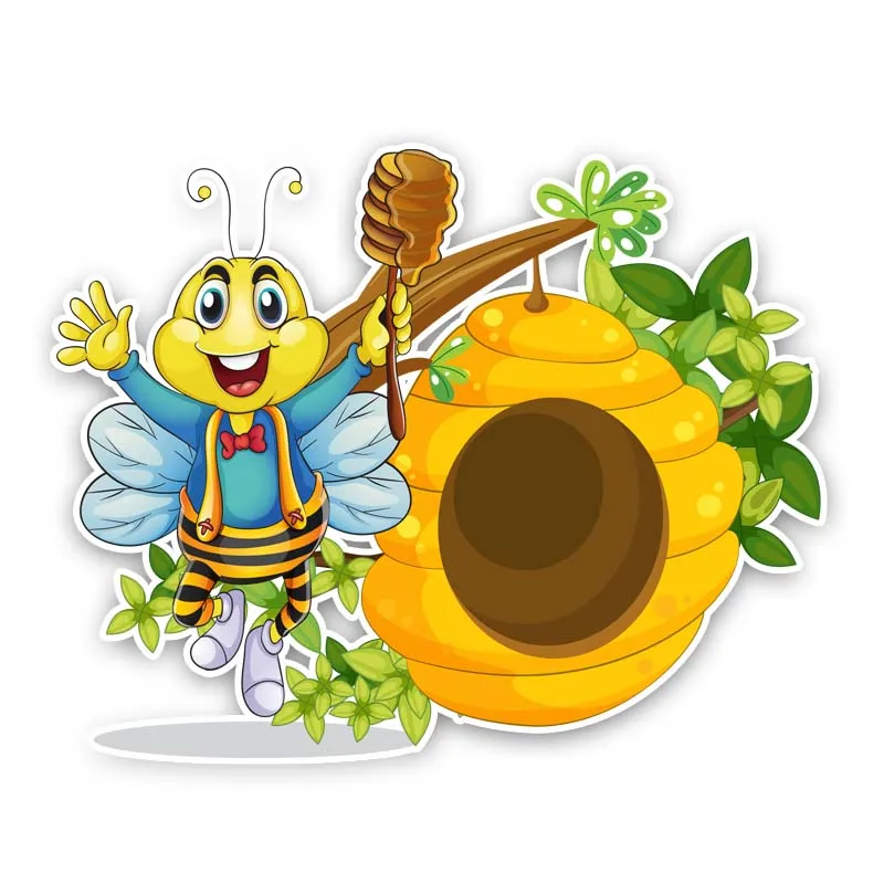 YJZT 15.6CM*12.5CM A Honeybee's House Car Sticker PVC Decal 12-300736 | Автомобили и мотоциклы