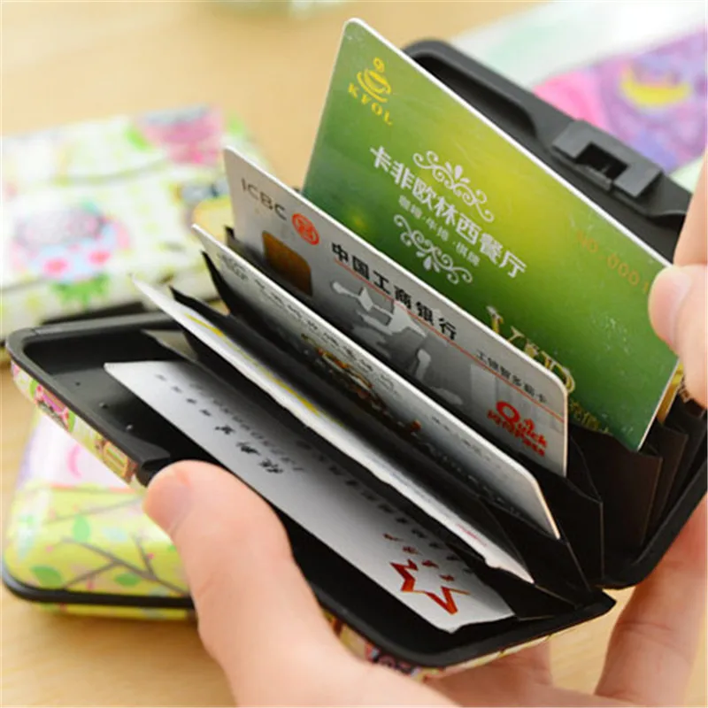 7 бит слота большой Ёмкость Новый Бизнес карты сумки Для женщин мужчин и