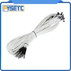 5 шт., запчасти для 3D-принтера, HT-NTC100K Температурный датчик термистора для высокотемпературной нити, 350 градусов, B3950, 1 м, 2 м