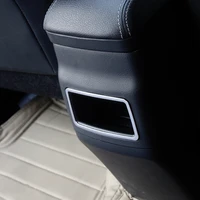 for toyota corolla 2013 2014 2015 2016 2017 stainless steel rear tail seat armrest storage box cover trim accessories 1pcs