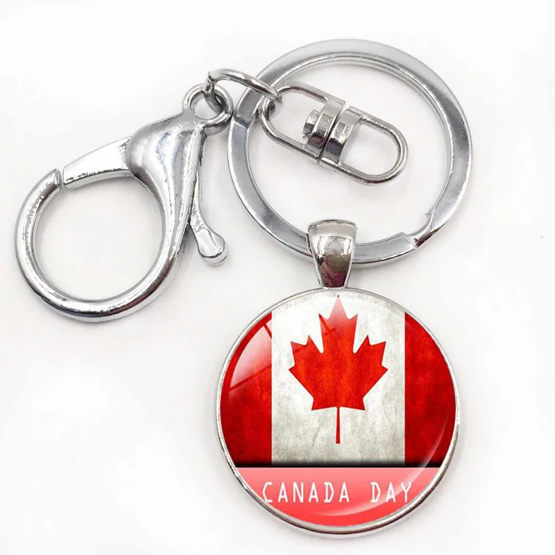 Брелок с логотипом в виде канадского флага | Украшения и аксессуары