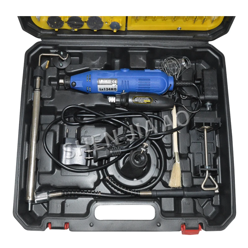 Двойной электрический шлифовальный набор ручная миниатюрная электрическая