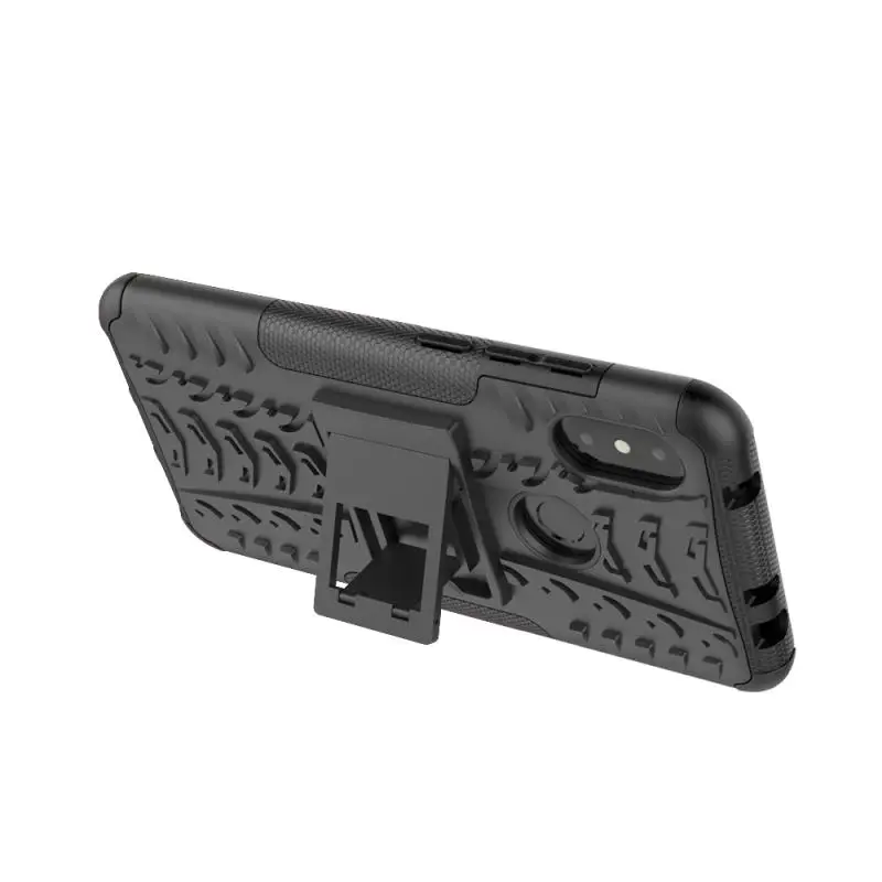 Heavy Duty Protection Armor Case for Xiaomi Redmi 6 Pro 6A Note Back Cover Silicone 2 in 1 Holder Stand Phone |