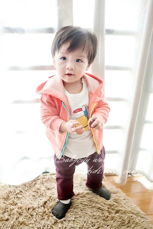 2017 новинка одежда для мальчиков животного с капюшоном на молнии карманов Костюмы