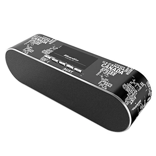 Bluedio AS BT (Air) Гладкий стерео беспроводной Bluetooth V4.1 колонки (черный)|bluetooth speaker wireless