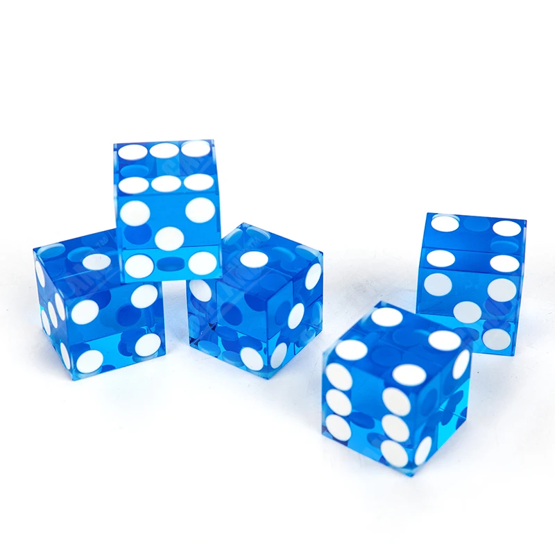 Акрил Dice 19 мм под прямым углом Германии кубики высокое качество прозрачный