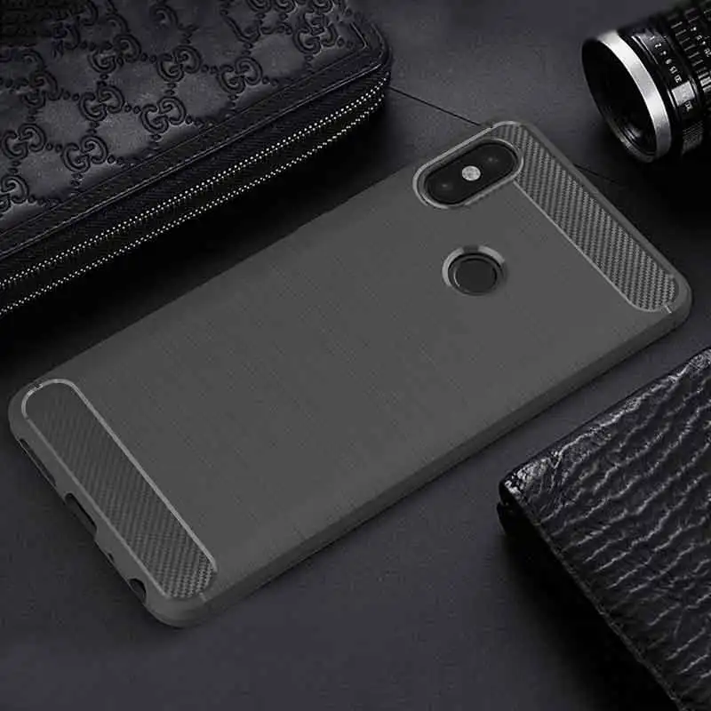 Темно-серый Чехол для Redmi Note 5 чехол Xiaomi Redmi Note 5 силиконовый чехол ТПУ бампер противоударный чехол для Redmi Note 5 Pro Чехол Global 5,99" - Цвет: Темно-серый