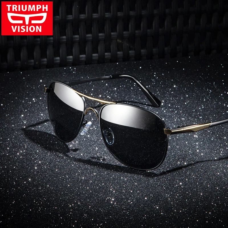 Мужские водительские солнцезащитные очки TRIUMPH VISION поляризационные в стиле