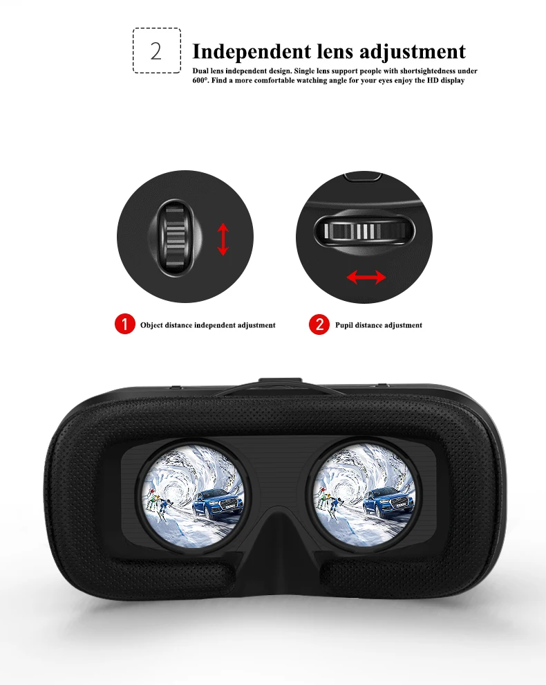 VR Box VR Виртуальная реальность 3D очки картонная гарнитура шлем для смартфона смартфон очки VR игры видео фильмы