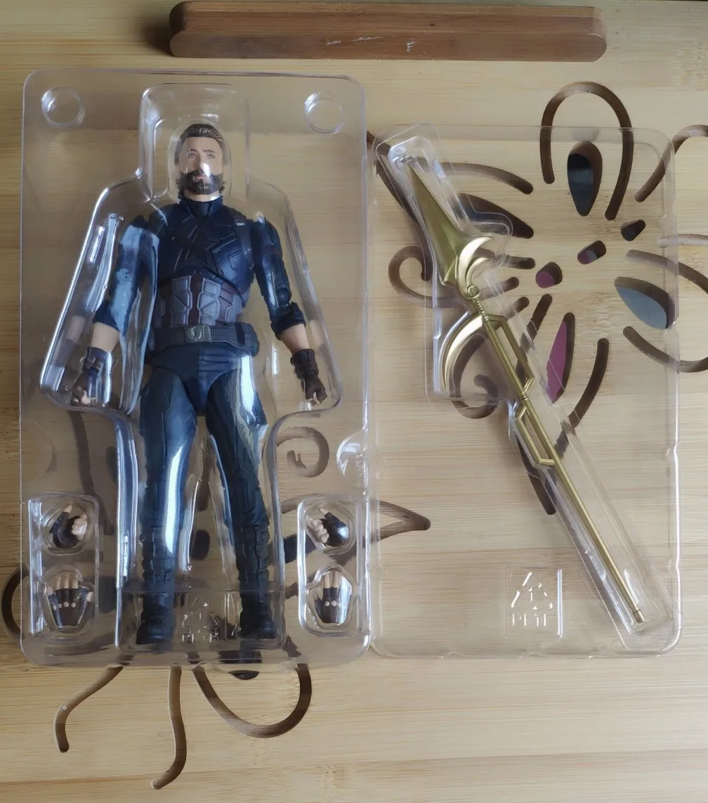 Marvel Капитан Америка 15 см Мстители Бесконечная война BJD Фигурки игрушки|Игровые