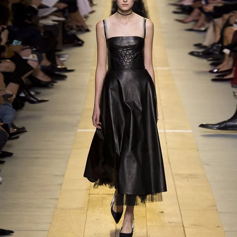 TWOTWINSTYLE костюм из двух частей для женщин без рукавов в горошек сетки высокая талия