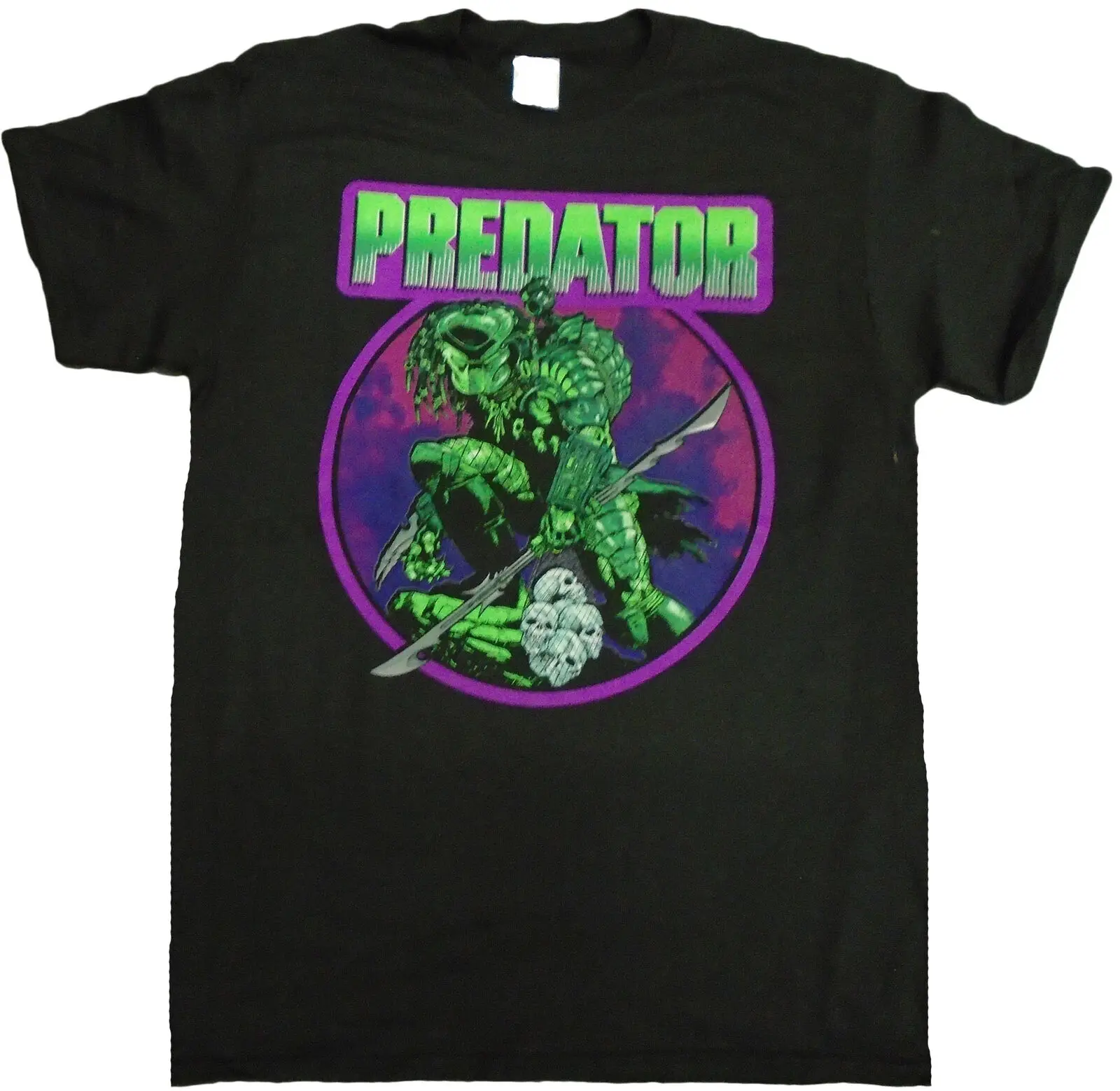 Хищник комиксов яркая взрослая Футболка научный художественный фильм триллер