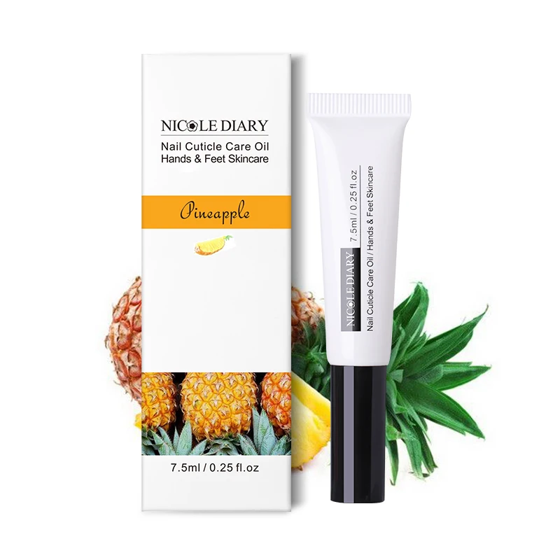 Питательное масло NICOLE DIARY для ногтей ручка с ароматом цветов лечения кутикулы