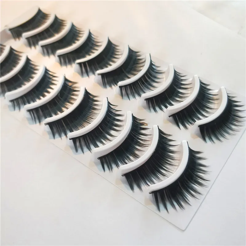 8 set different styles eyelashes natural long and dense cross-section prosthetic false 80 pairs | Красота и здоровье