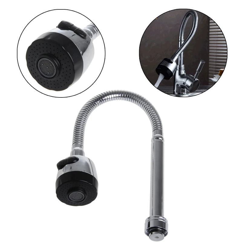 Kitchen Bar Faucet Hose Double Hole Water Zinc Alloy Replacement Tap 48cm U1JE | Бытовая техника