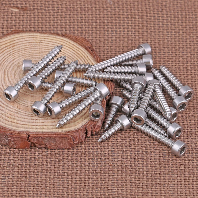 Аудио винты из нержавеющей стали M4 304 шестигранные саморезы модель саморезов *