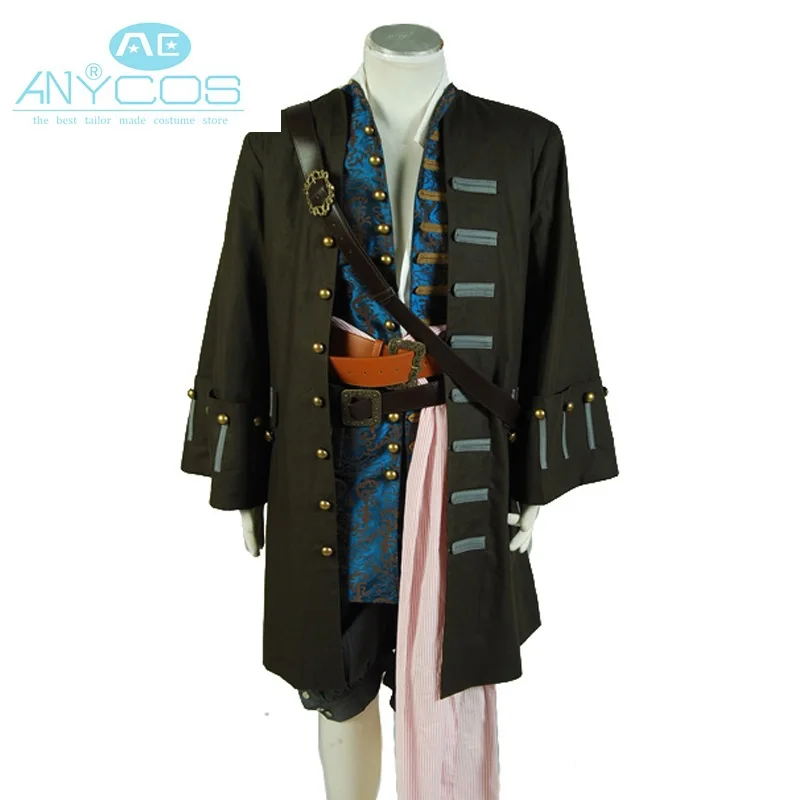 Пиратский Джек косплей Блейзер куртка жилет пояс рубашка брюки для мужчин костюм