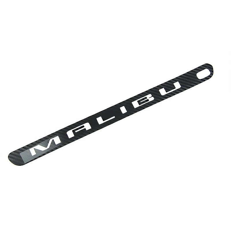 1pcs Автомобильный-Стайлинг 3D наклейки эмблемы из углеродного волокна для Chevrolet Malibu-2012 автомобильный светильник с высоким тормозом, аксессуары - Название цвета: 1pcs