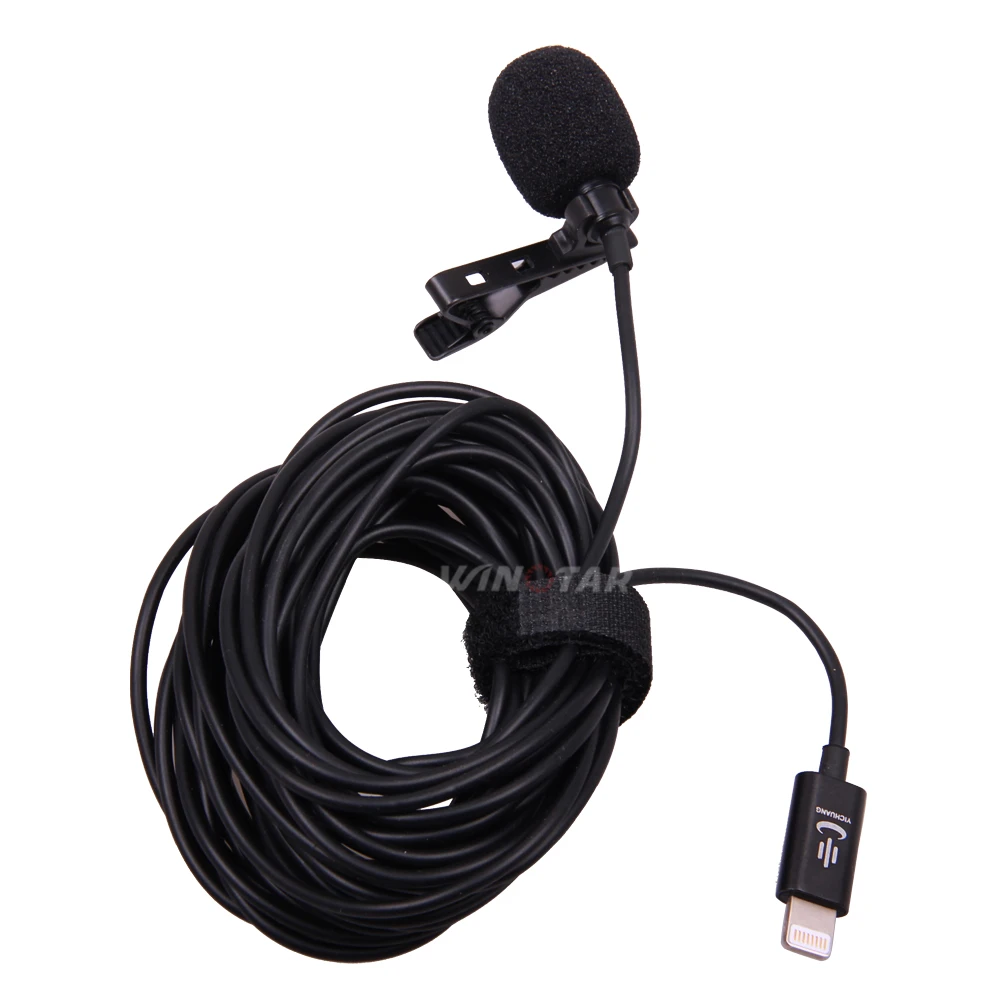 Конденсаторный микрофон для телефона аудио и видеозаписи 7plus 6 6s 6plus 6m 47 дюймов iPhone