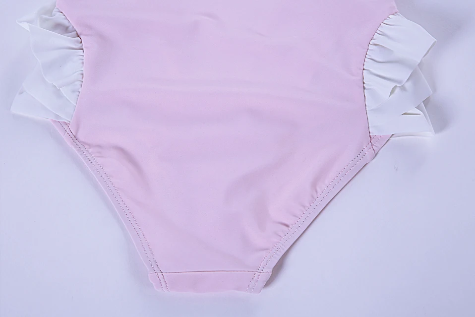 Pettigirl/розовый купальный костюм для маленьких девочек в пляжном стиле с принтом