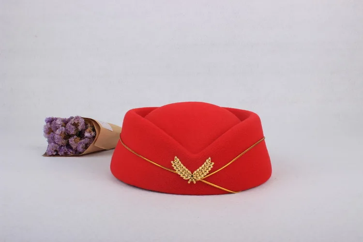 red cap IZICFLY новая официальная деловая стюардная одежда для женщин костюмы офисные комплекты с юбкой стюардесса элегантная рабочая одежда большой размер - Цвет: red cap
