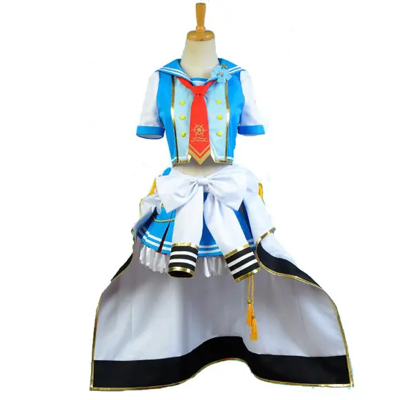 Косплей японское аниме LoveLive!Sonoda Umi navy Пробуждение 11 шт. Cos Одежда| |