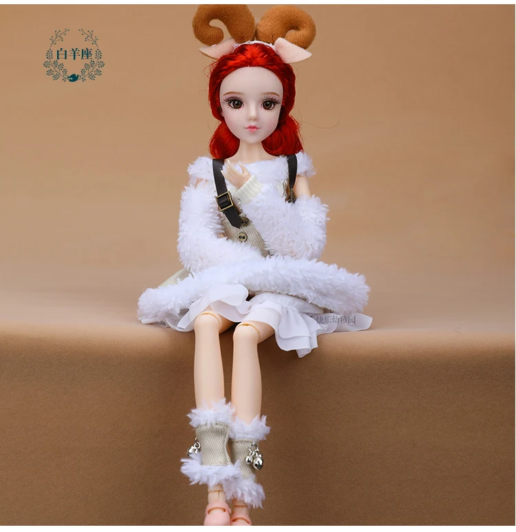 1/6 30 см 14 суставов Новое поступление BJD куклы SD кукла с наряд элегантное платье парики обувь Макияж Красивые игрушки для девочек куклы