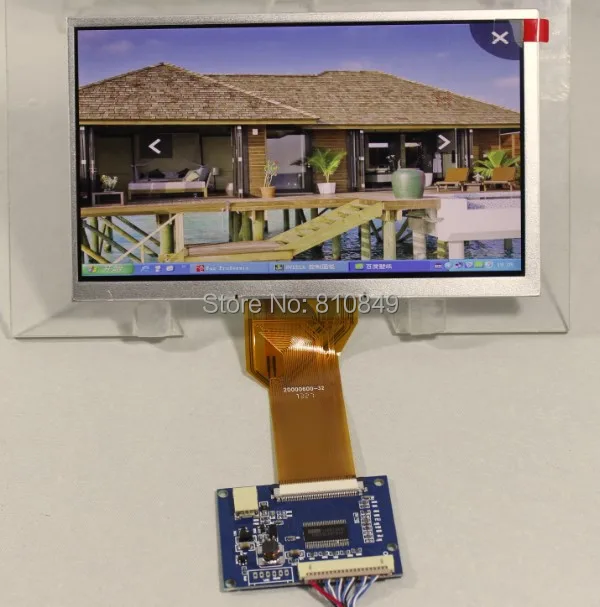 7-дюймовая LVDS ЖК-панель AT070TN92 800*480 + LVDS-TTL Tcon плата = с интерфейсом | Электроника