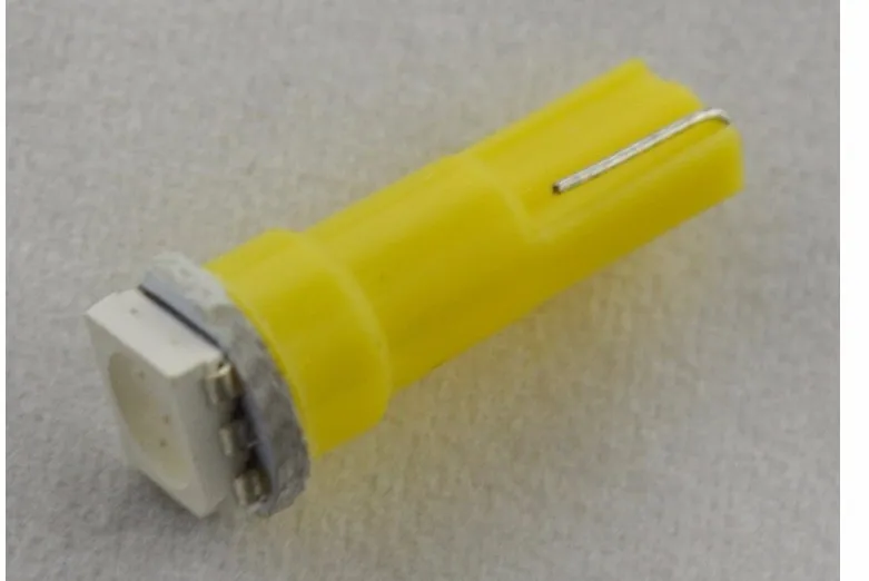 10 шт. T5 W3W W1.2W 5050 SMD СВЕТОДИОДНЫЙ Автомобильный клиновидный боковой лампочка приборной панели индикатор потепления светильник Авто доска приборная панель лампа 10X