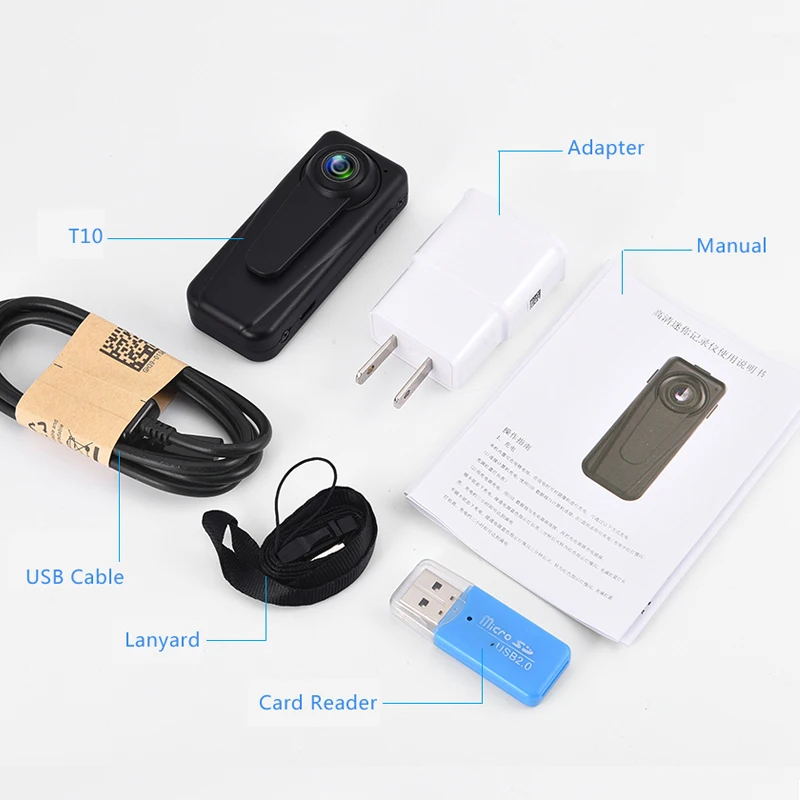 Camsoy T10 мини-камеры HD 1080P камеры USB микро DV носимых автомобиля Мини-диктофон видео |