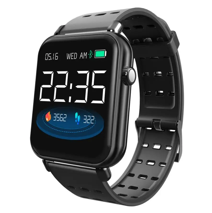 Y6 pro 3D UI Смарт-часы спортивные водонепроницаемые Смарт-часы пульсометр кровяное давление фитнес-трекер Браслет для Android IOS - Цвет: Black
