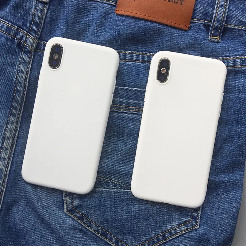 ТПУ белый черный матовый чехол для Huawei P20 P30 P40 Mate 10 20 30 Lite Pro P Smart Y6 Y7 Y9 Prime 2019 2018 Honor 10i