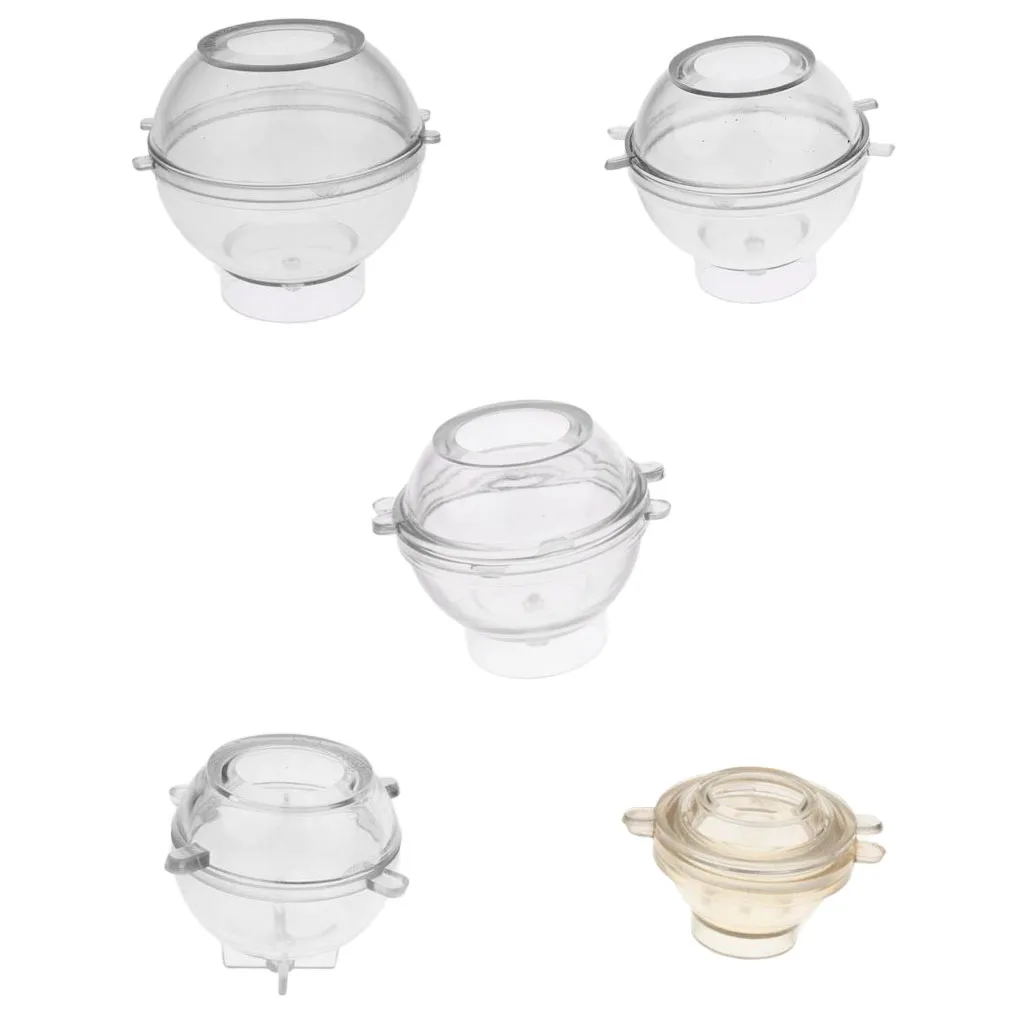 5x чистая Сферическая форма для свечей ручной работы принадлежности изготовление