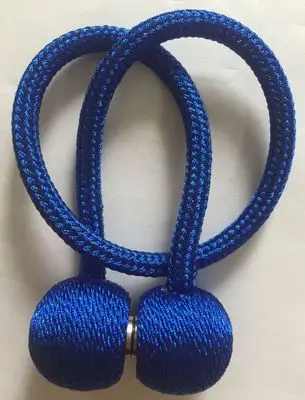 Royal blue Европейский Простой Магнитный перламутровый шар занавески подхваты спины удерживающие спины пряжки зажимы аксессуары для украшения штор CA028 - Цвет: Royal blue