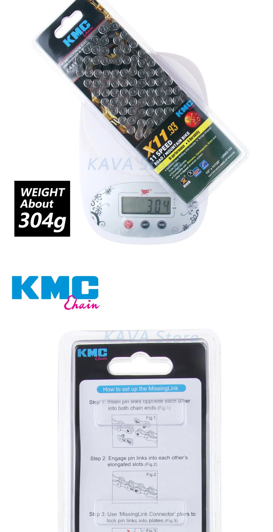 KMC X10 X11 MTB велосипед длинная цепь 122L 10/11 цепь для скоростного велосипеда волшебная кнопка горная с оригинальной коробкой горный велосипед длинная цепь