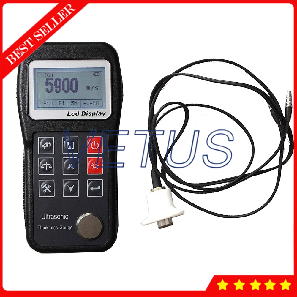 LCD Display Ultrasonic Thickness Gauge Digital Tester With High Temperature Probe YUT300|Приборы для измерения ширины| |