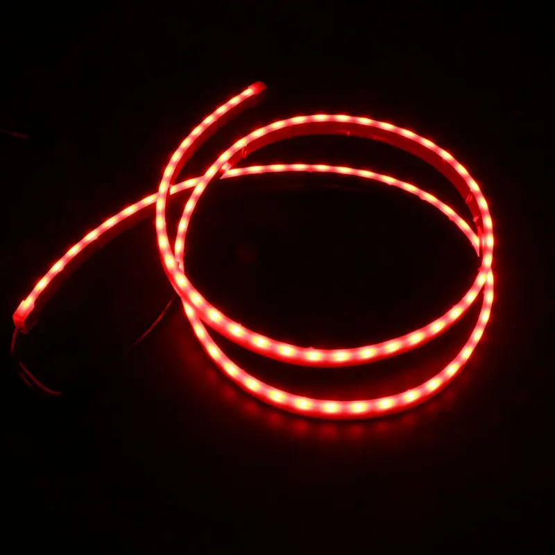 YM E-Bright, 1 набор, 120 см, 150 см, 335 LED, для автомобиля, для укладки, динамический стример, поворот, задний багажник, светодиодные сигнальные огни, голубой, белый+ красный