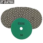 DT-DIATOOL 8 шт. диаметр 5-дюймовый полимерный Алмазный гибкий шлифовальный диск, очень конкурентоспособный шлифовальный диск 125 мм B, шлифовальные диски для сухой полировки