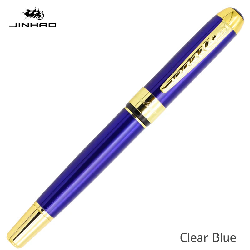touminglan jinjian Jinhao250 перьевые ручки Роскошные чернильные ручки Dolma Kalem каллиграфия ручки для школы Mon Blanc подарочная ручка каллиграфия Монт Бланко - Цвет: touminglan jinjian