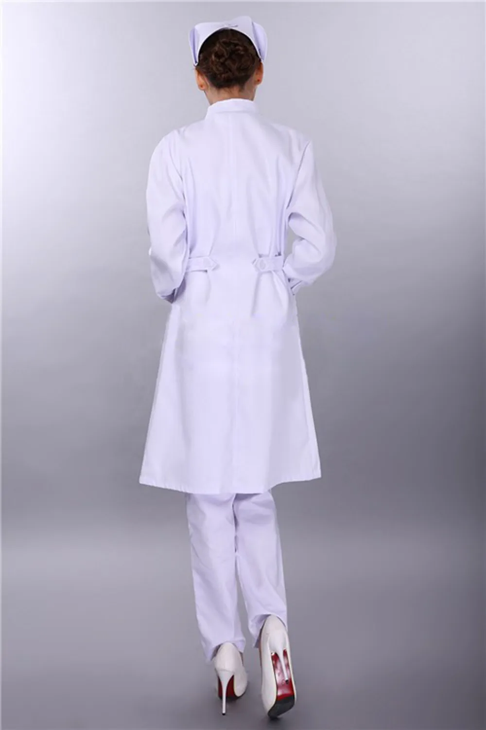 Uniformes больница сестринского скрабы медицинская одежда Lab пальто белый/доктор медсестра комбинезоны медицинские/Женская рабочая одежда Блузки Fit медицинская одежда