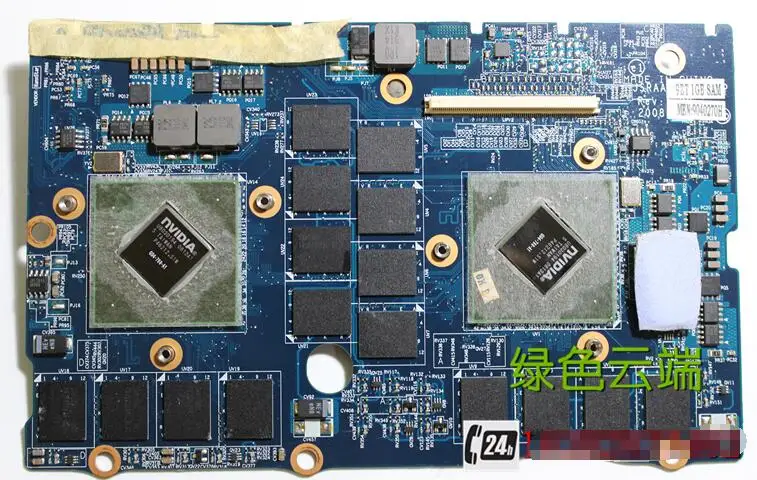 Видеокарта K000062220 K000054000 для Toshiba Qosmio Q706 X300 9800M 1G с видеозаписью в виде видеокарты G94